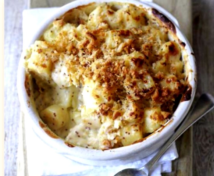 HONEY-MUSTARD PARSNIP & POTATO BAKE | Bellfield Organics